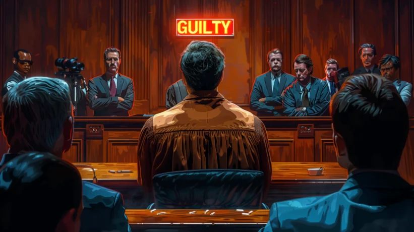 Hunter Biden stands before judge and jury after guilty verdict Title: Biden Found Guilty by Jury
